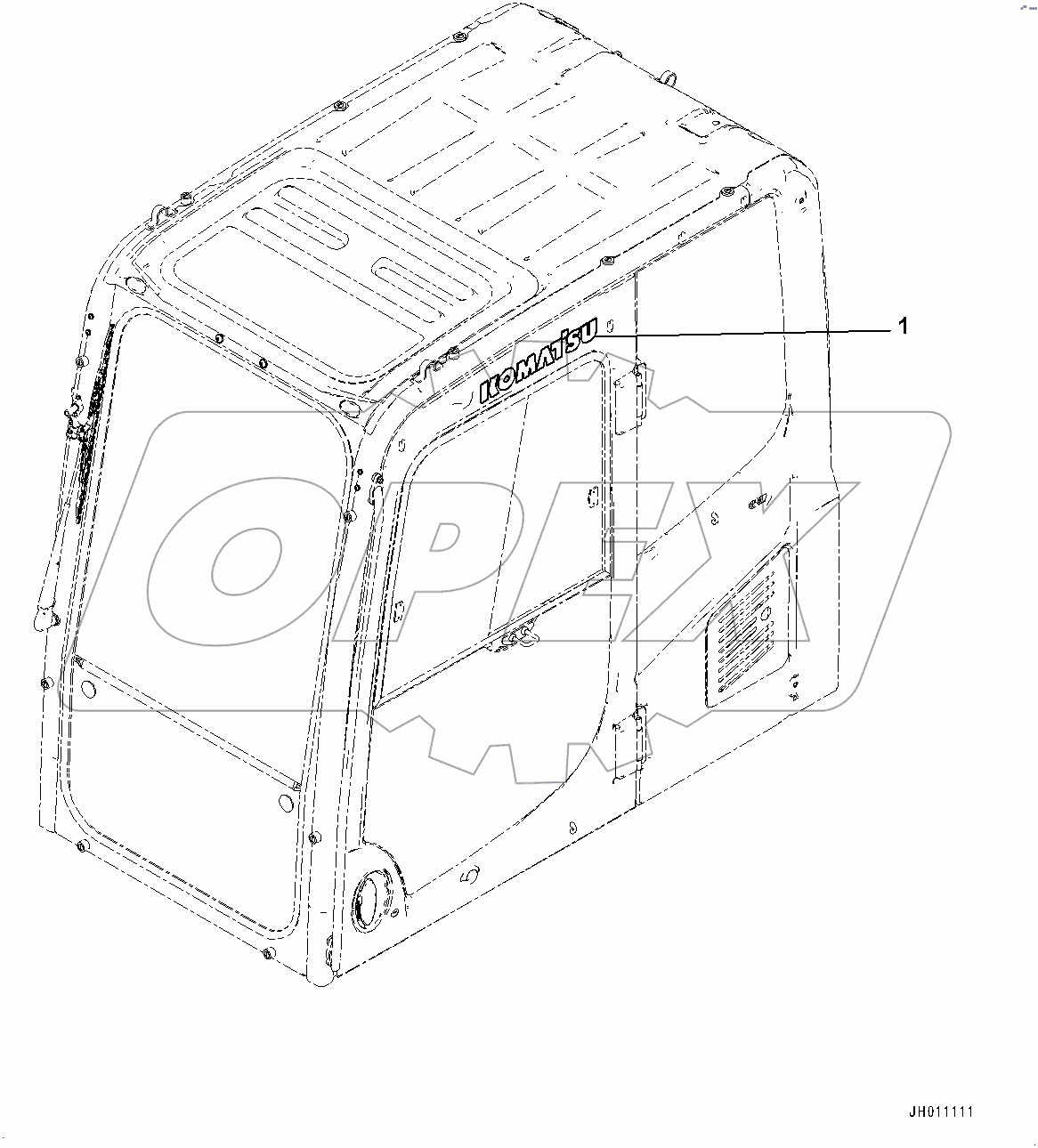  Cab, Mark and Plate (#400002-)