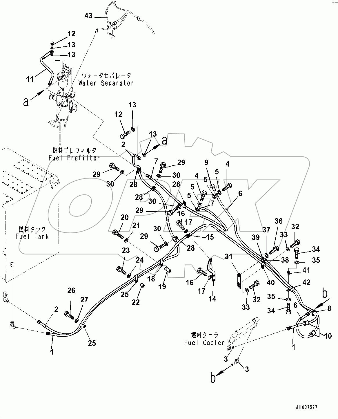  Fuel Piping, Piping (#400001-400014)
