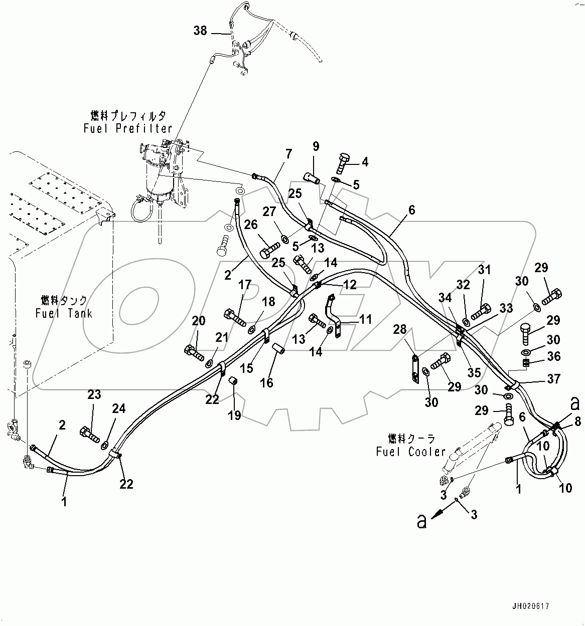  Fuel Piping, Piping (#400792-)