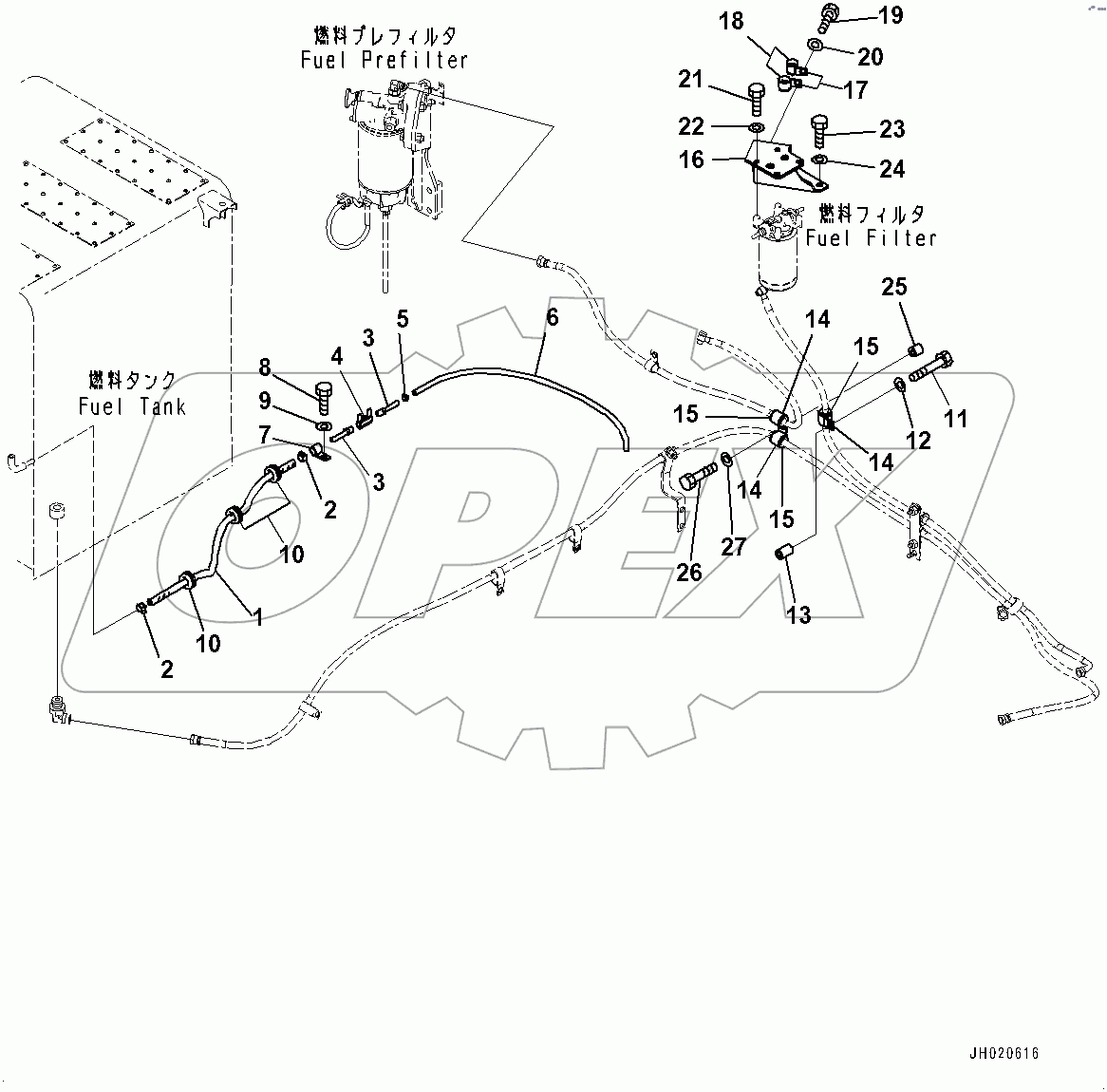  Fuel Piping, Drain Piping (#400792-)
