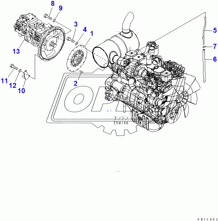  DAMPER PUMP AND TUBE(200008-250000)