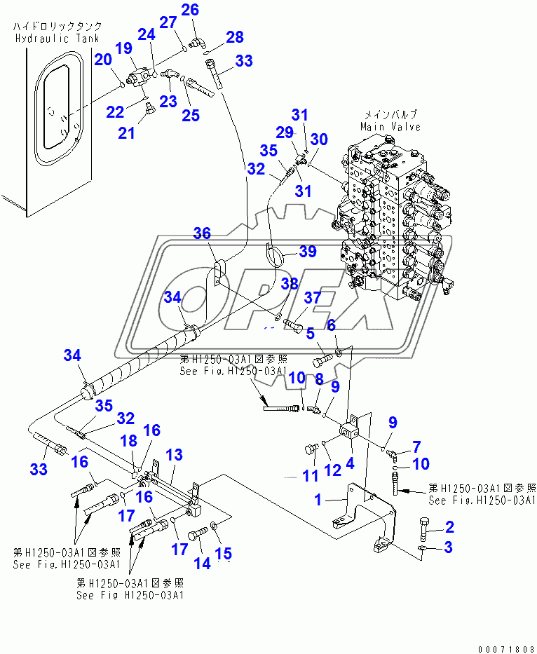  BURST VALVE PIPING (BOOM)