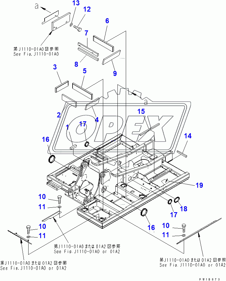  REVOLVING FRAME (SHEET AND GROMMET)