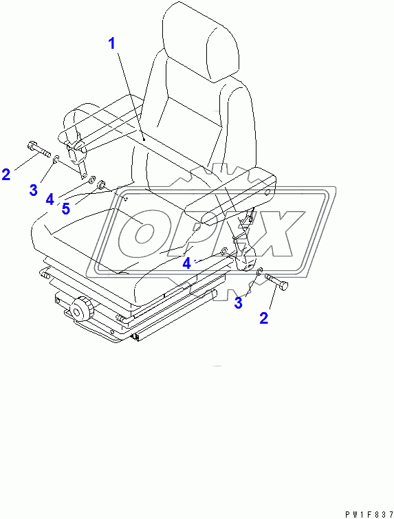  SEAT BELT (78MM WIDE) (NON-CINCHING)(203157-)