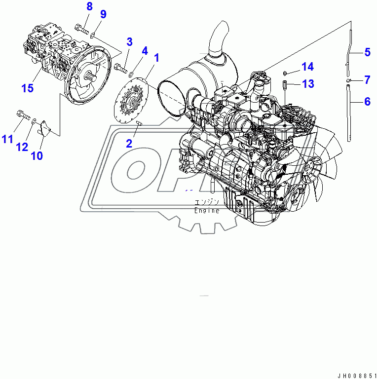  DAMPER PUMP AND TUBE(250001-)