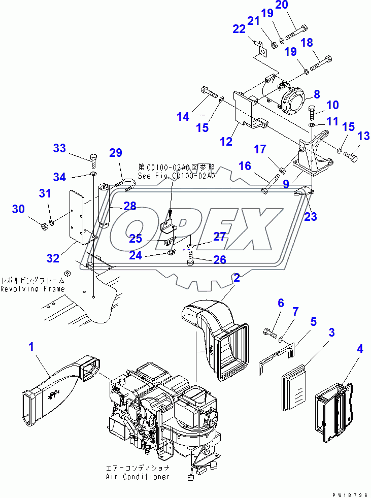  AIR CONDITIONER (DUCT)(200001-201284)