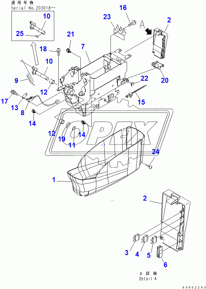  FLOOR FRAME (CONSOLE) (LOWER) (L.H.)(200001-250000)