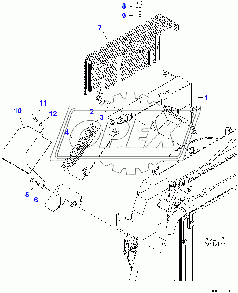  FAN GUARD (WITHOUT AIR CONDITIONER)(205873-250000)