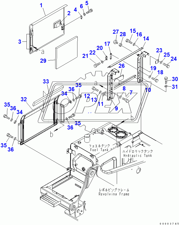  RIGHT SIDE DOOR (MACHINE CAB) (COLD WEATHER A SPEC.)(202230-250000)