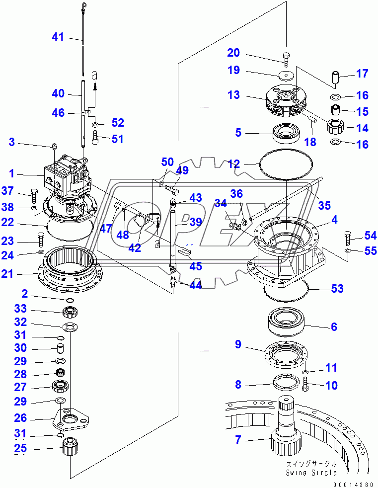  SWING MACHINERY(250001-258353)
