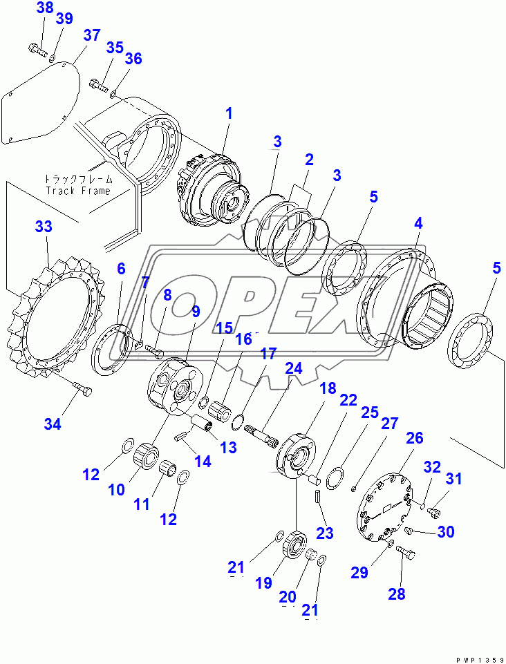  FINAL DRIVE (WITH HEAT RESISTING SEAL)