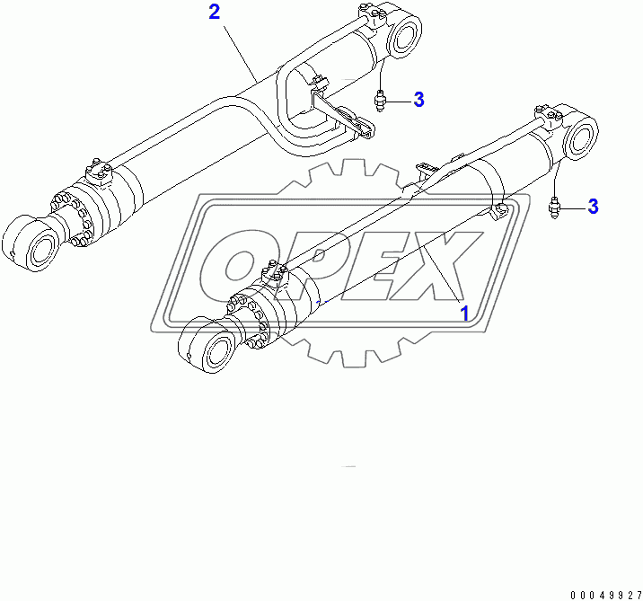  BOOM CYLINDER (100 HOURS LUBRICATING)