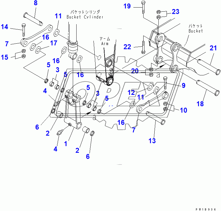  ARM (2.9M) (BUCKET LINK)(250001-250491)