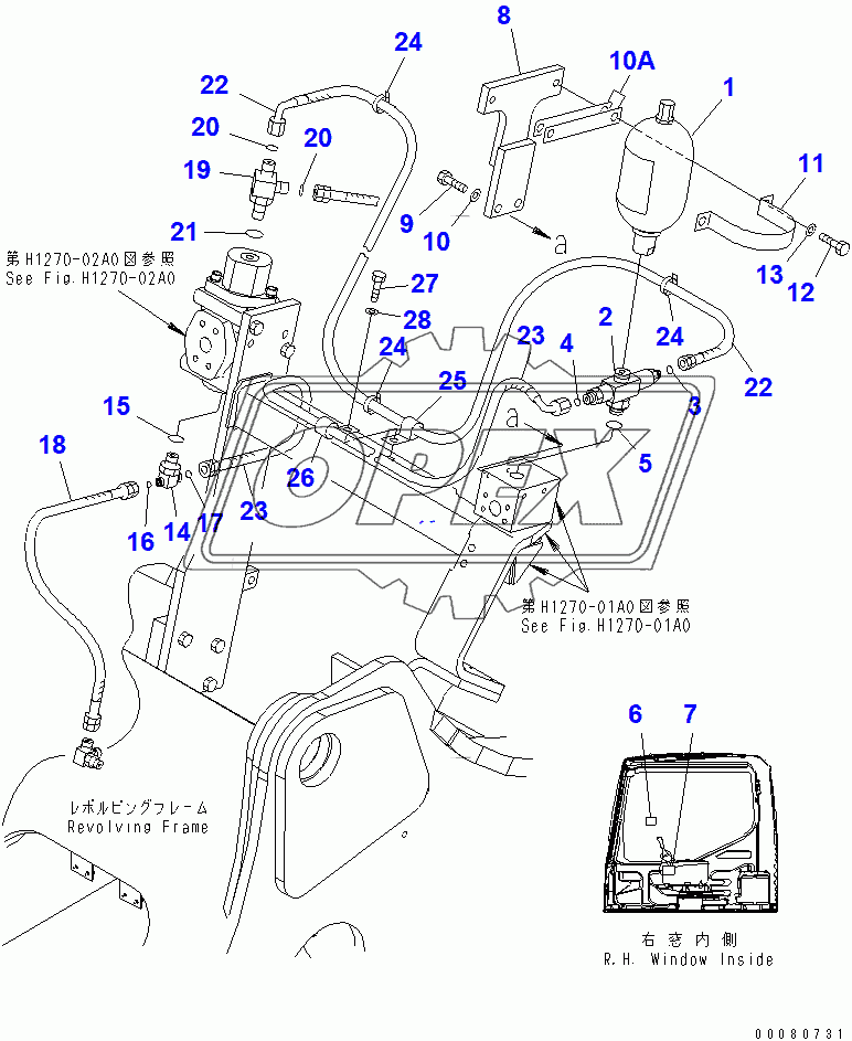  BREAKER ADAPTER (FOR NIPPON PNEUMATIC)(257390-)