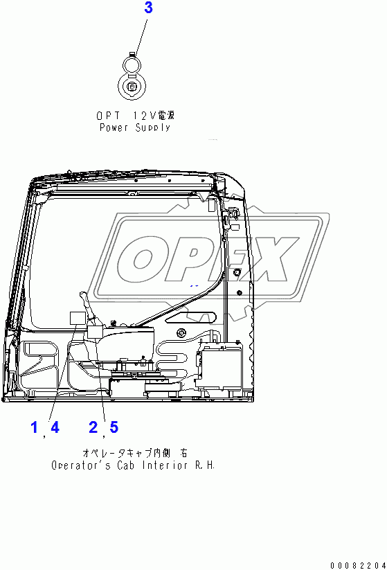  PLATE (12V POWER SOURCE)(200001-258429)