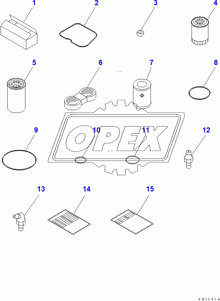  SPARE PARTS (SANDY AND DUSTY TERRAIN SPEC.)