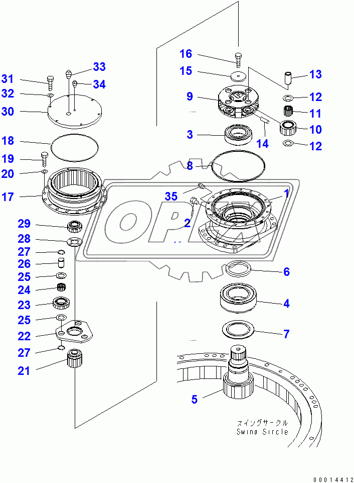  SWING MACHINERY (SUPPLY ONLY) (FOR U.S.A.)(200001-203890)