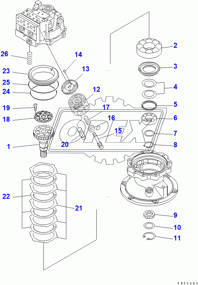  SWING MOTOR (2/3)