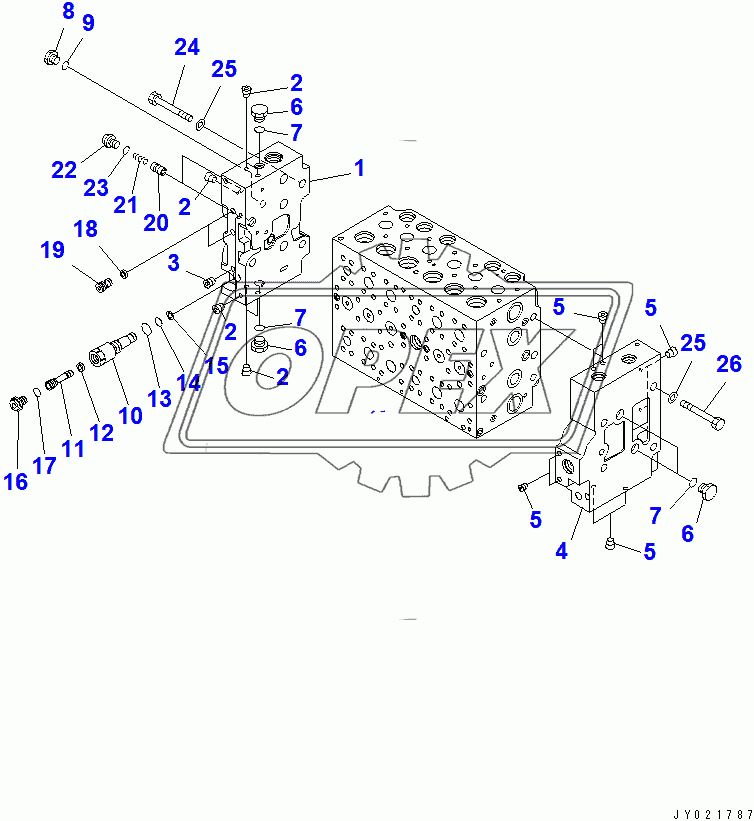  CONTROL VALVE (7/16)(258391-)