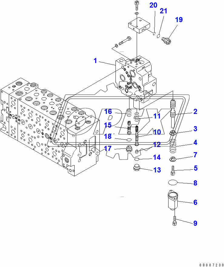  CONTROL VALVE (1-ACTUATOR) (13/19)