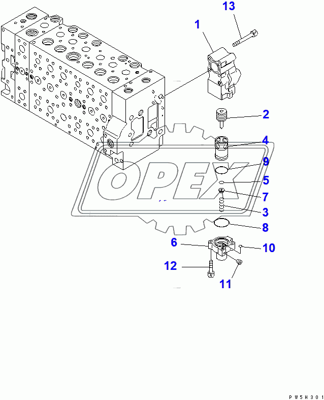  CONTROL VALVE (1-ACTUATOR) (15/19)