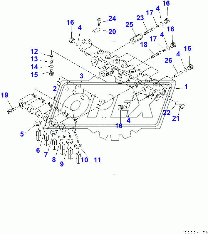  SOLENOID VALVE (INNER PARTS)(203157-)