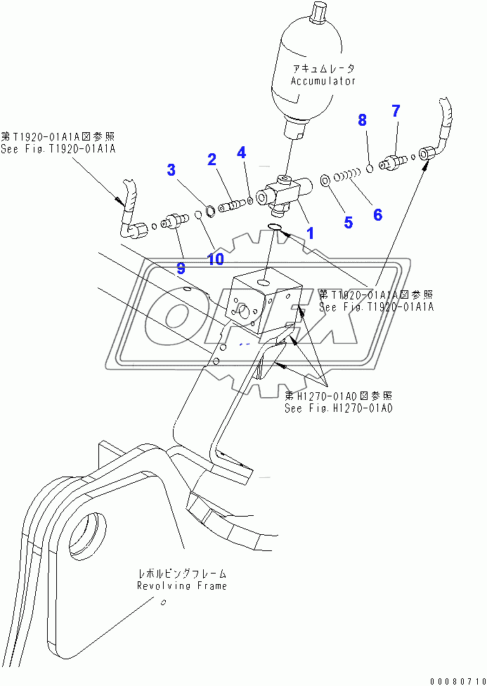  VALVE (FOR ACCUMULATOR)(205897-250000)