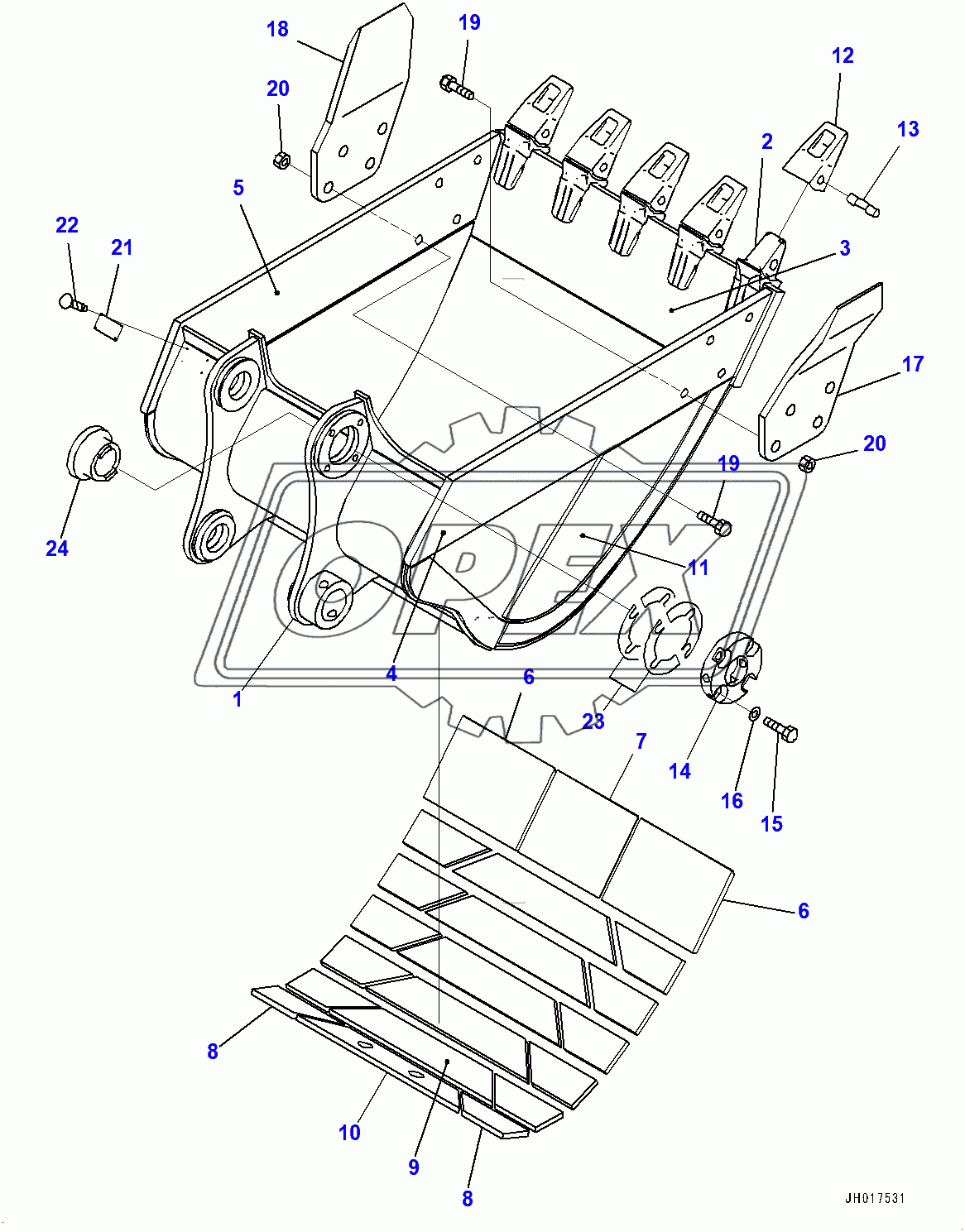  Me Bucket,  (400576-400748) 1