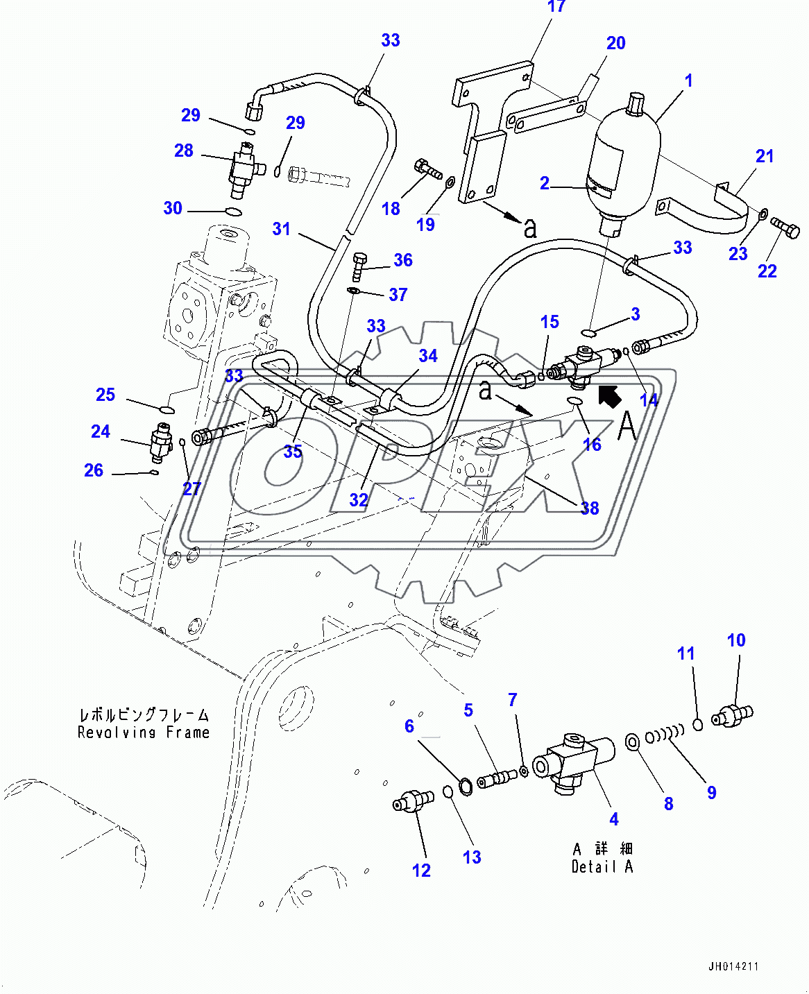  Breaker Adapter, Accumulator Related Parts (400073-) 1