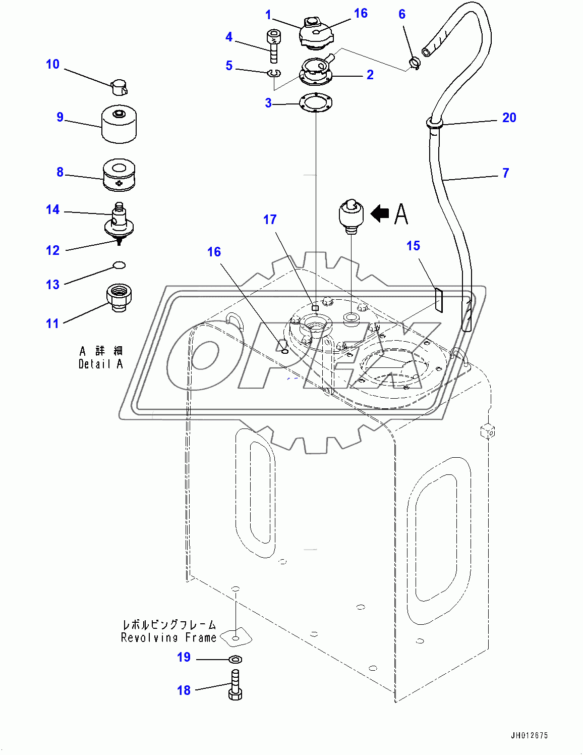  Hydraulic Tank, Breather Mounting (400001-)