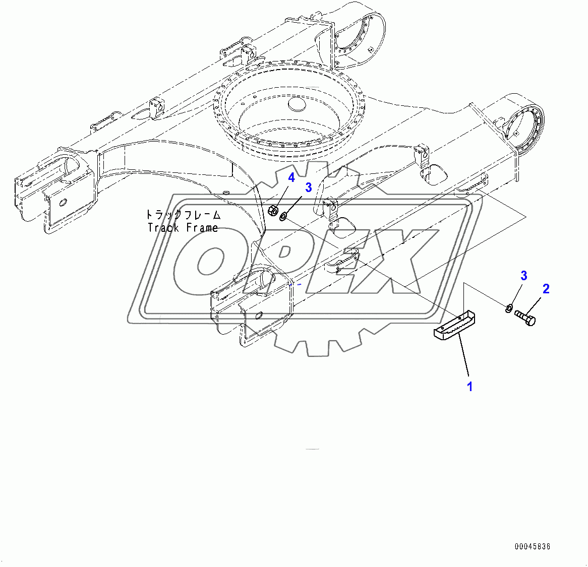  Additional Track Frame Step (400001-)