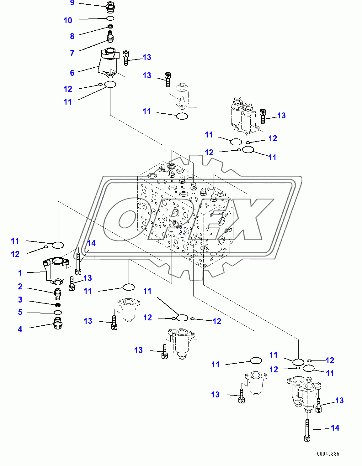  Control Valve, Inner Parts (4/20) (400001-)