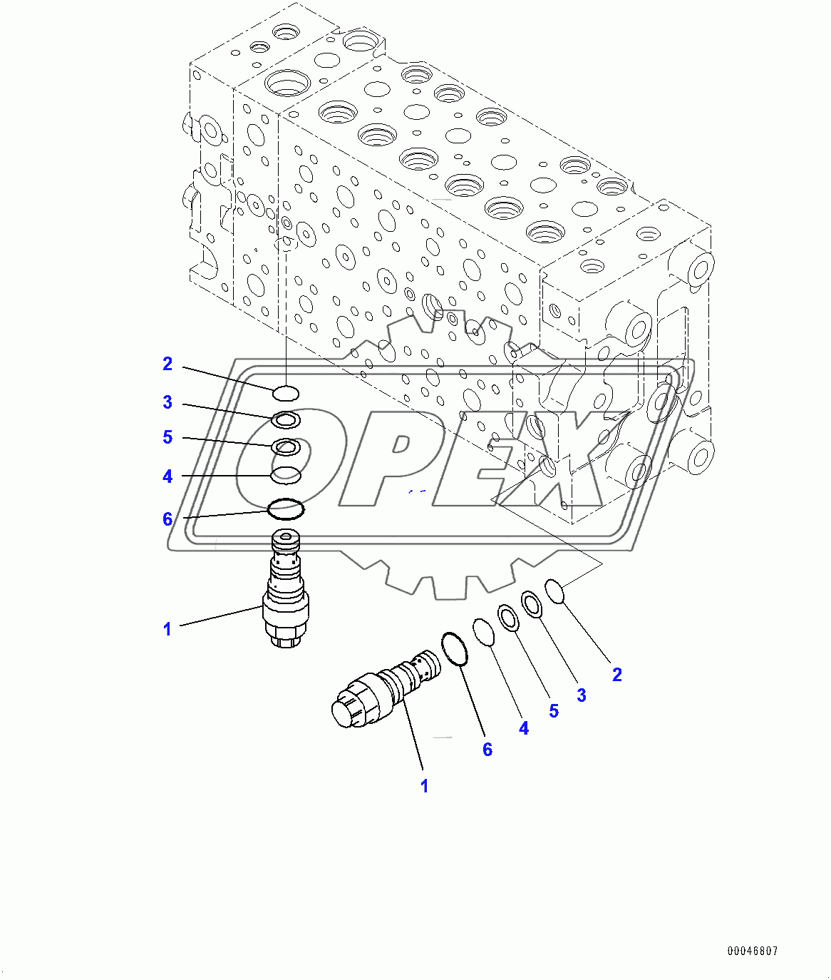  Control Valve, Inner Parts (8/20) (400001-)