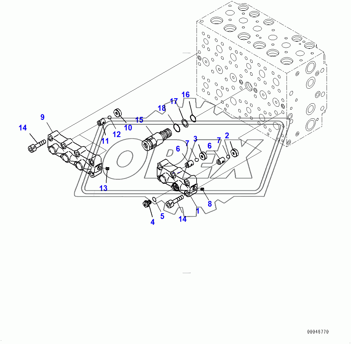  Control Valve, Inner Parts (10/20) (400001-)