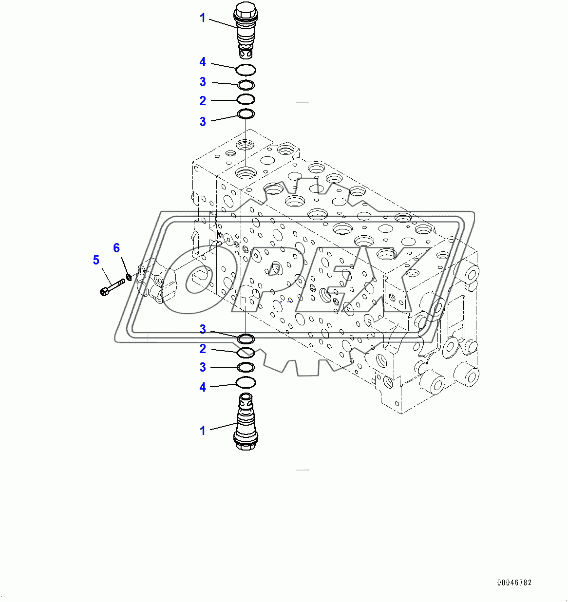  Control Valve, Inner Parts (18/20) (400001-)