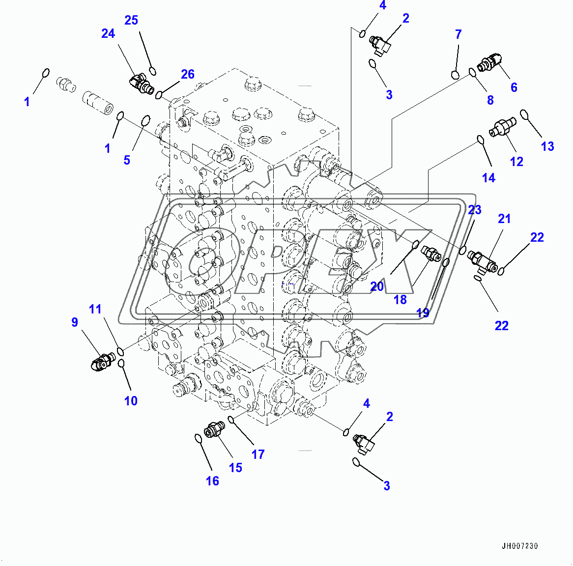  Control Valve, Connecting Parts (2/2) (400001-) 1