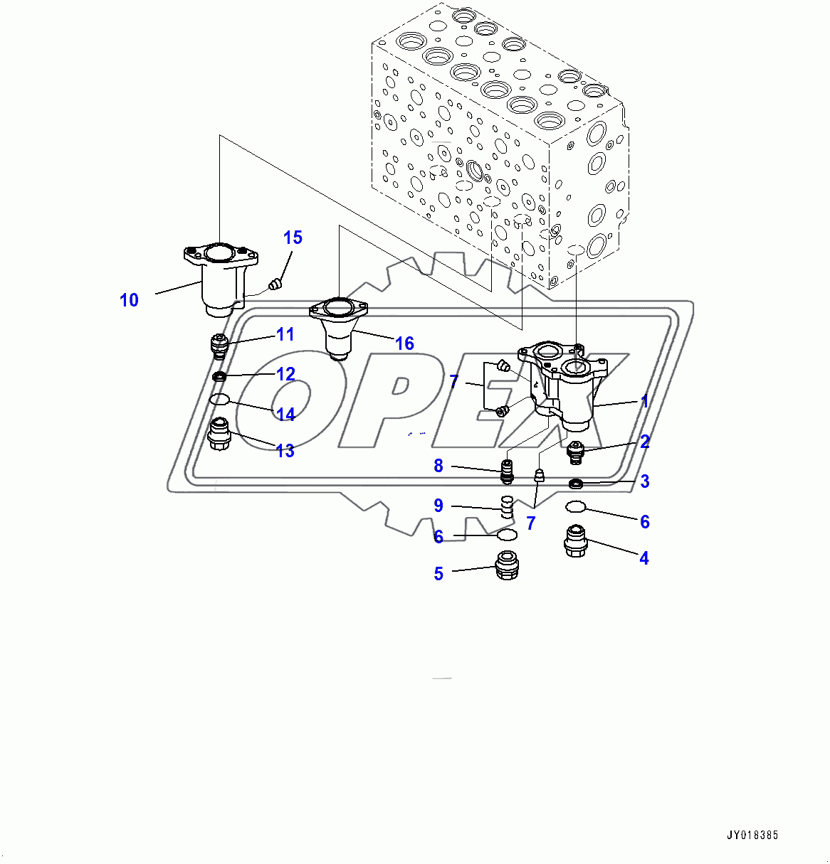  Control Valve, Inner Parts (2/17) (400001-)