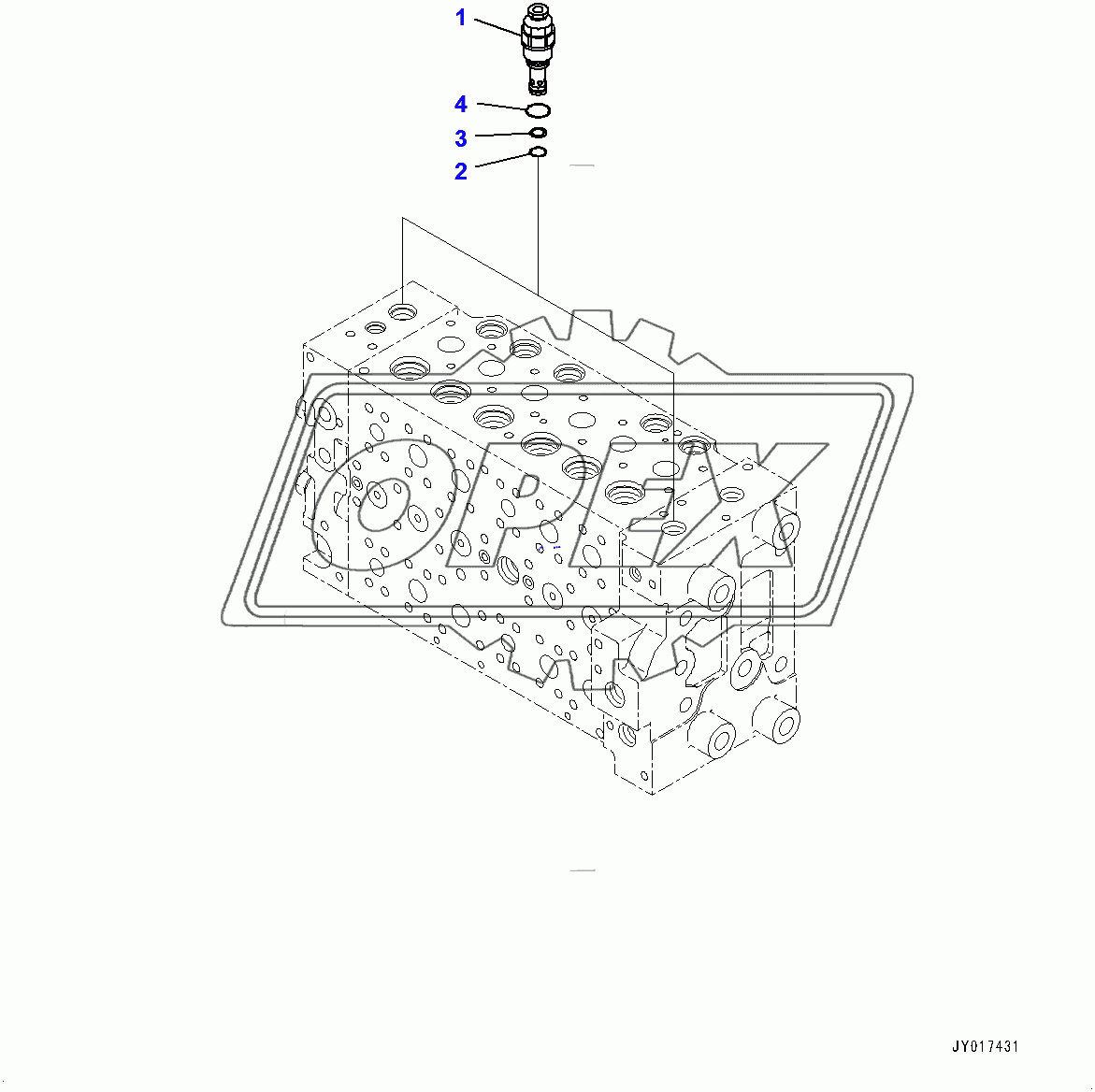  Control Valve, Inner Parts (9/17) (400001-)