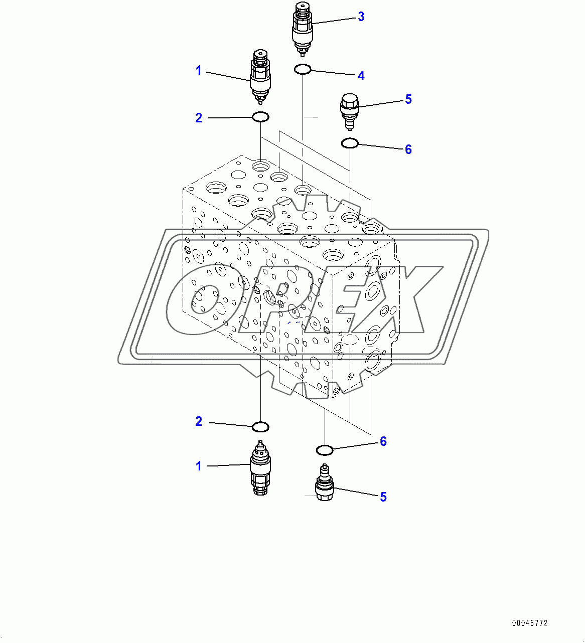  Control Valve, Inner Parts (12/17) (400001-)