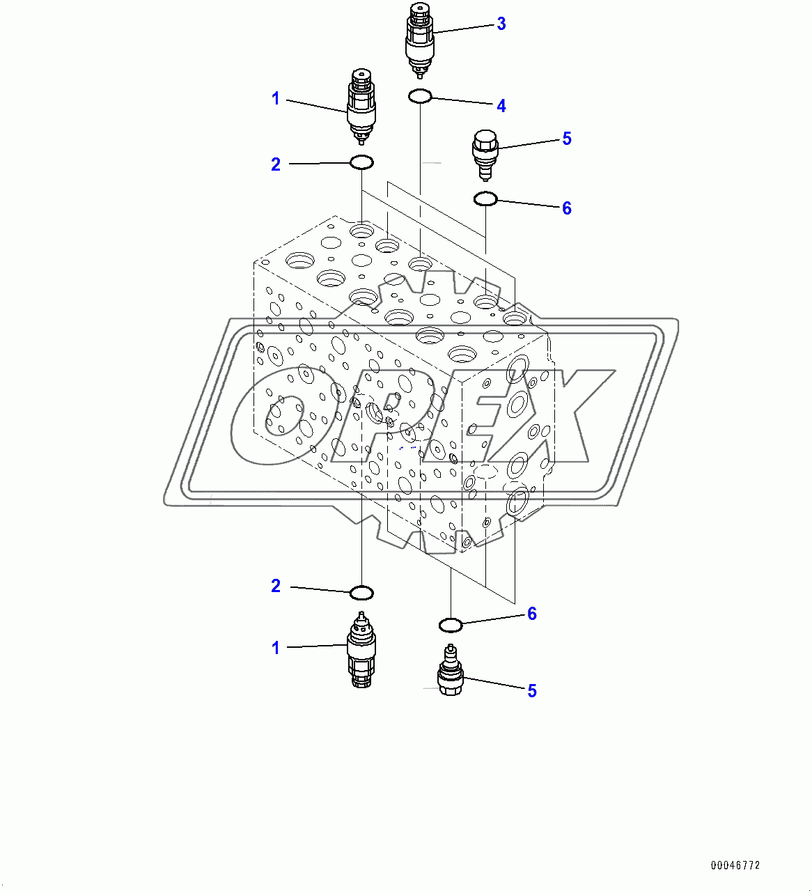  Control Valve, Inner Parts (12/22) (400001-400128)