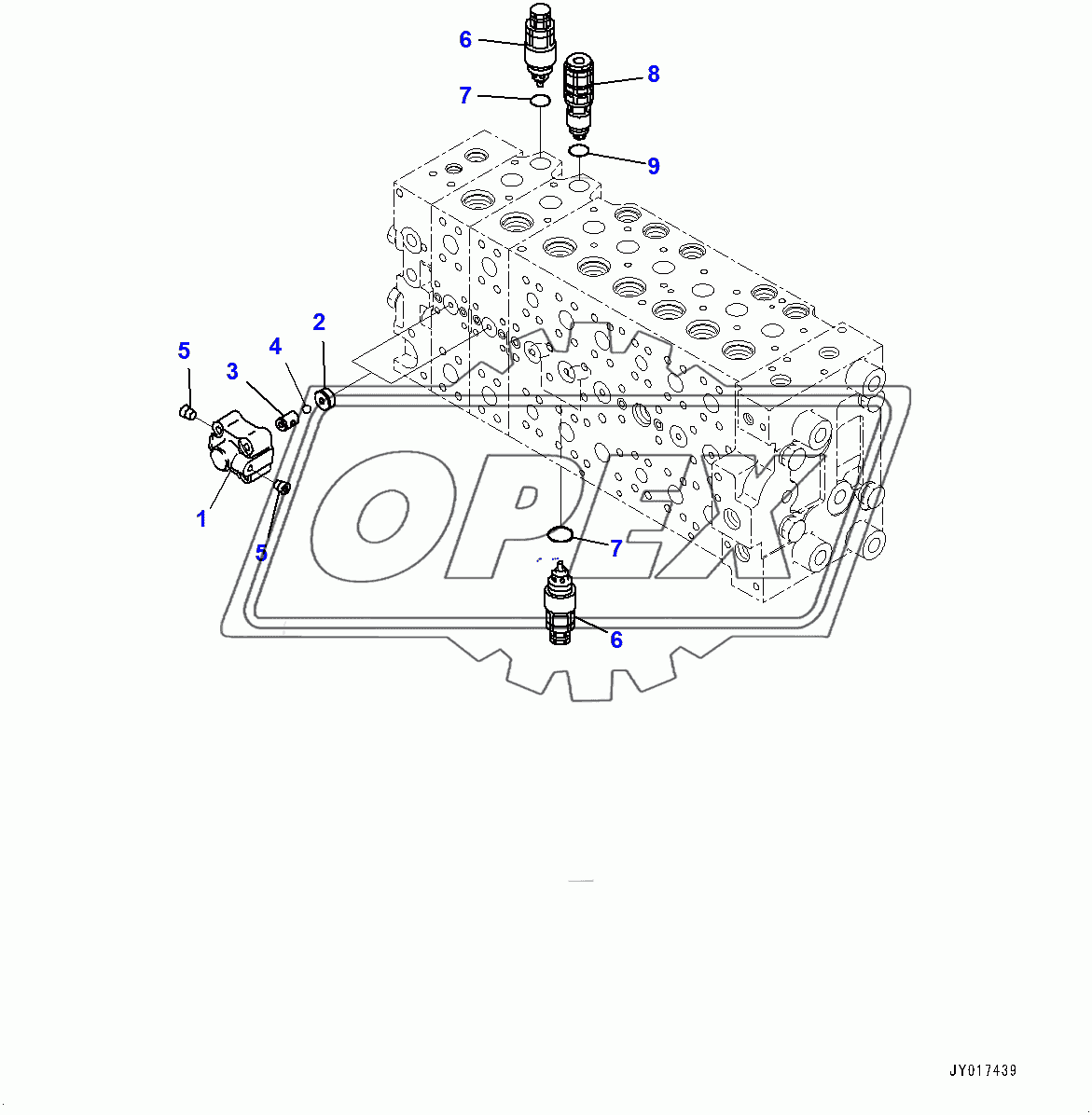  Control Valve, Inner Parts (21/22) (400001-400128)