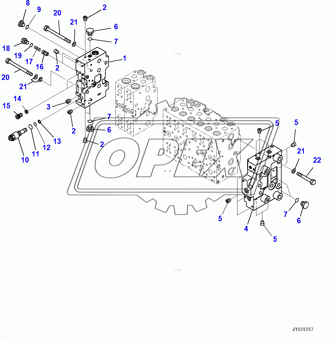  Control Valve, Inner Parts (7/22) (400129-)