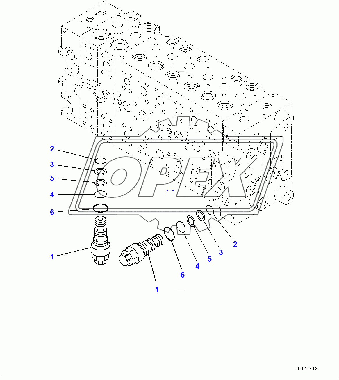  Control Valve, Inner Parts (8/22) (400129-)