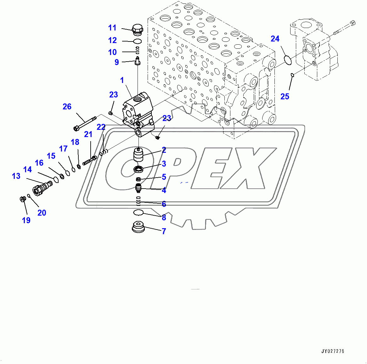  Control Valve, Inner Parts (16/22) (400129-)