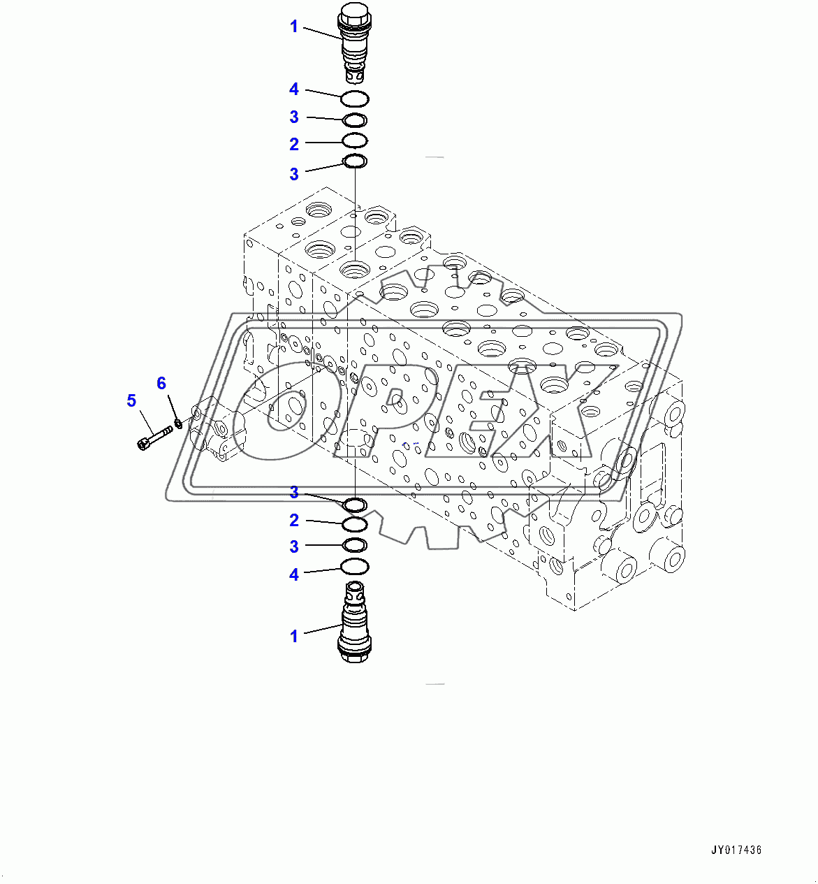  Control Valve, Inner Parts (18/22) (400129-)