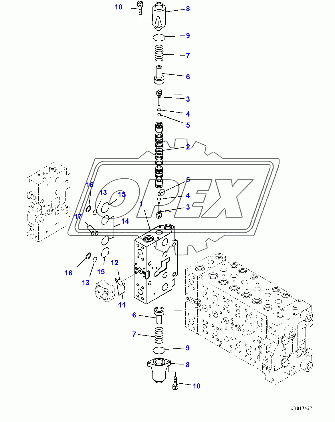  Control Valve, Inner Parts (19/22) (400129-)