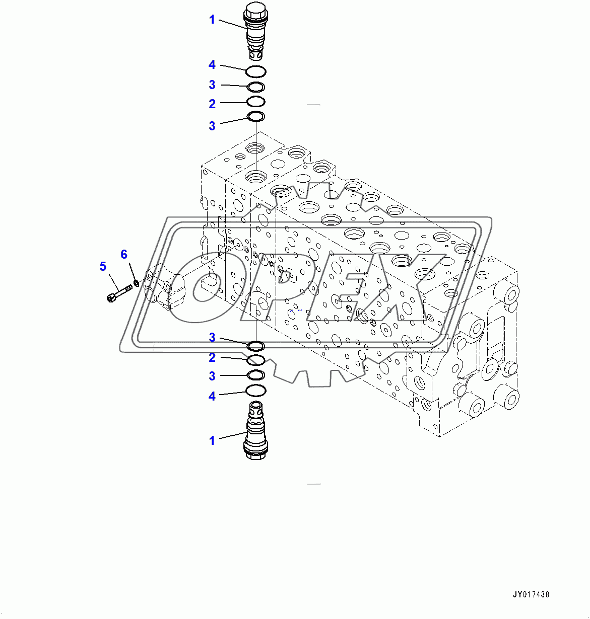  Control Valve, Inner Parts (20/22) (400129-)