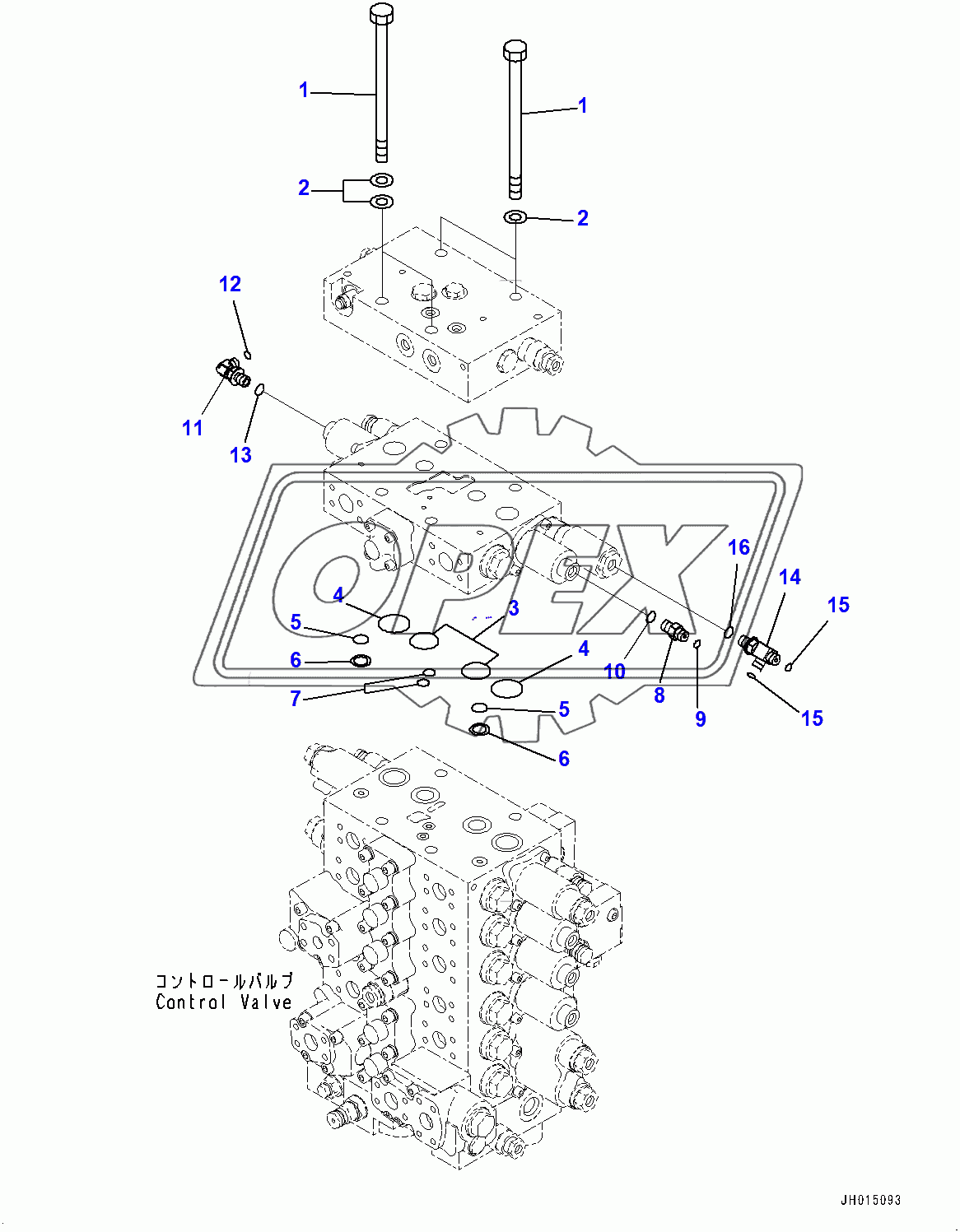  Control Valve, Connecting Parts (400001-) 1