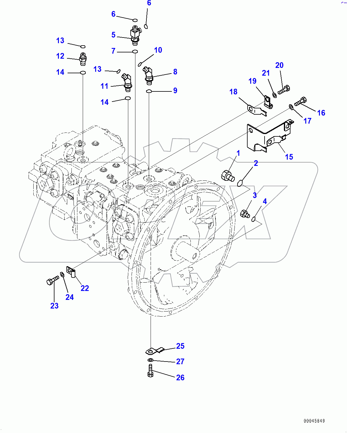  Piston Pump Related Parts (400001-)