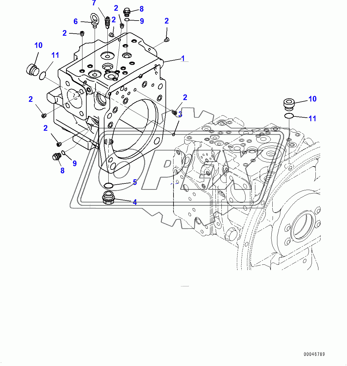  Piston Pump, Inner Parts (6/11) (400001-400014)